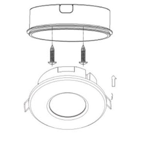Sensor de movimiento infrarrojo PIR - 360° - Superficie y empotrable (3)