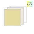 LED slim CCT surface panel 60 x 60- Dimmable with remote control - 40W - With mounting KIT 3