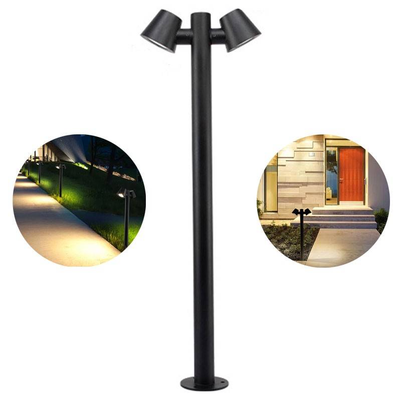 Bolardo Doble de Acero 2xGU10 Máx 35W IP44 - Barcelona Led-
