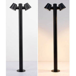 Bolardo Doble de Acero 2xGU10 Máx 35W IP44 - Barcelona Led-