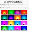 RGB LED floodlight 30W IP65 with 24-key remote control and stake 3