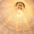 Wicker pendant lamp
