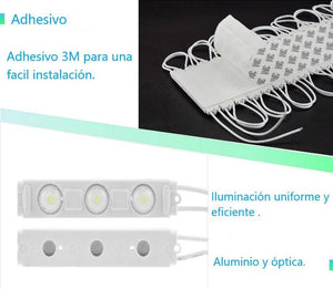 Módulo LED para rotulación 2.5W directos a 230V IP65 120º - Barcelona Led-