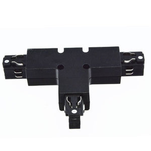 Unión rígida en T para carril trifásico superficie - IZQUIERDA - Barcelona Led-Accesorios