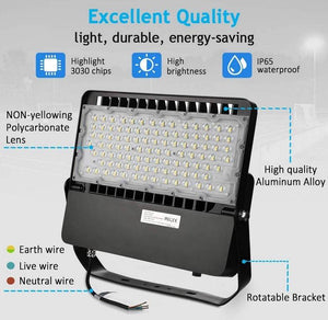 Proyector LED asimétrico 200W - 150lm/W - IP65 (3)