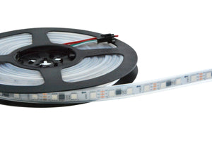 Tira LED inteligente IC RGB 12V DC - 14,4 W/m - IP65 - 60 LED/m - Ancho 10mm - 5 metros (3)