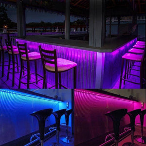 Tira LED inteligente IC RGB 12V DC - 14,4 W/m - IP65 - 60 LED/m - Ancho 10mm - 5 metros (7)