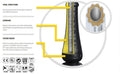 Poste de iluminação duplo exterior FUMAGALLI