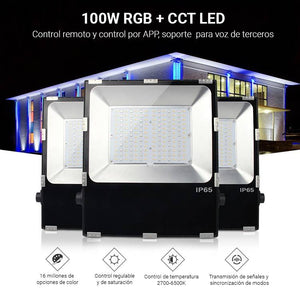 Proyector LED exterior 100W RGB+CCT | MI LIGHT (15)