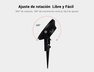 Proyector LED de jardín con pincho 15W RGB+CCT control RF/WiFi | Mi Light - Barcelona Led-