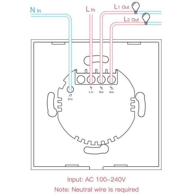 SONOFF TOUCH Interruptor táctil doble WiFi / SmartHome (1)