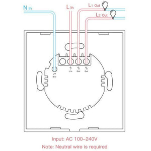 SONOFF TOUCH Interruptor táctil doble WiFi / SmartHome (1)