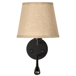 Aplique de pared "PAIR" E27 con foco LED de lectura 3W - Barcelona Led-Decoración