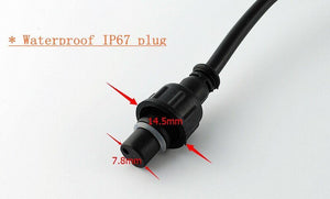 Kit de 6 luces de escalera 0,8W RGB 12V-DC Ø24x38.5mm (6)
