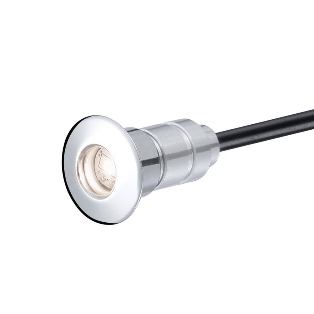 Kit de 6 luces de escalera 0,8W RGB 12V-DC Ø24x38.5mm (1)