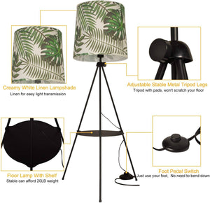 Lámpara de Pie Trípode con Mesita "Madison" (5)