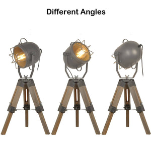 Lámpara de pie vintage con trípode "TACHICOM" - Barcelona Led-Decoración