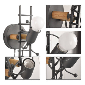 Aplique de pared decorativo "Doll" - E27 (12)