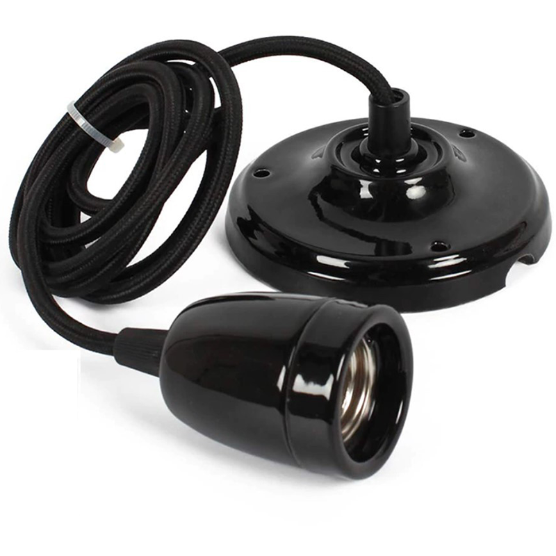 Lámpara colgante cerámica - E27 - 5 colores (1) & Lámpara colgante cerámica - E27 - 5 colores