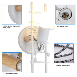 Aplique de pared decorativo "Doll" - E27 (15) & Aplique de pared decorativo "Doll" - E27