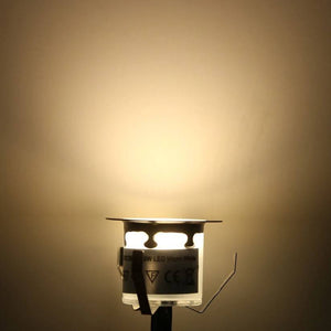 Kit 6 focos LED empotrables en suelo 0,3W 12V-DC IP67 (2)