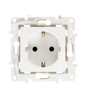 Tomacorriente Enchufe Schuko 2 polos y tierra 16 amperios - Barcelona Led-