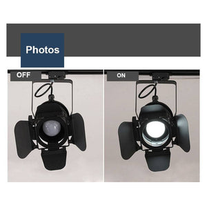Foco carril monofásico orientable "Cinema" - E27 - Barcelona Led-