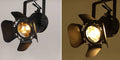 Adjustable spotlight for 3-phase track -