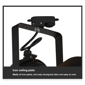 Foco carril monofásico orientable y extensible "Cinema" - E27 (1)