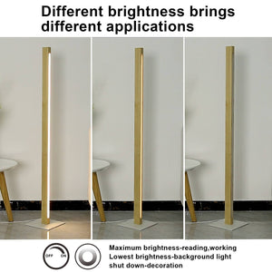 Lámpara de pie madera "Floak" 24W - Dimable - Blanco cálido (4)
