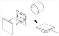 CCT-toetsdimmer voor 4-zone LED-verlichting - SUNRICHER - DALI 2
