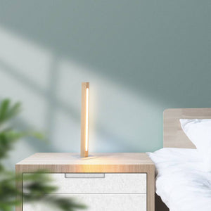 Lámpara de mesa de madera "TOAK" 10W dimable (8)