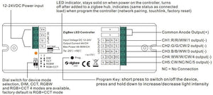 Controlador Bluetooth 12-24V monocolor + CCT + RGBW + RGBCCT 4 en 1 - SUNRICHER (1)