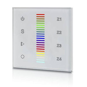 Mecanismo regulador tactil RGB para iluminación LED 4 zonas - SUNRICHER - DALI - Barcelona Led-Control y regulación