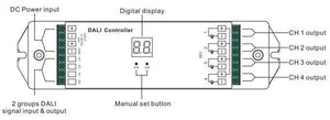 Dimmer Dali DC 12-36V 5A/Channel (4 canales en 1) - Barcelona Led-Control y regulación