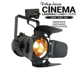 Foco carril trifásico orientable "Cinema" - E27 (6)