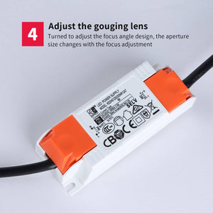 Foco LED COB empotrable y orientable con Zoom "COOPEN" 12W (15)
