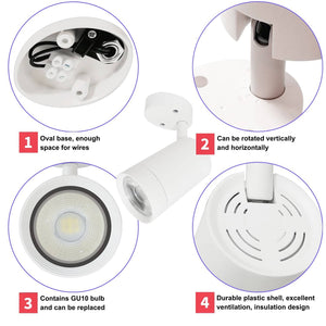 Foco de techo LED orientable - GU10 (15)