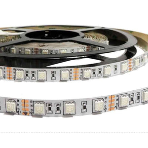 Tira de LED 12V-DC 72W 10mm multicolor RGB IP20 (SMD5050 60ch/m) Rollo 5 metros
