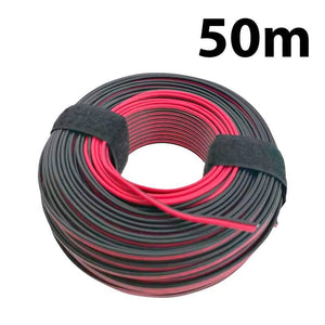 Cable Bipolar Rojo-Negro 2x0.52 12-24V - Barcelona Led-Accesorios