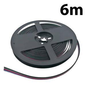 Cable RGBW conector LED RGBW 12-24V (5) & Cable RGBW conector LED RGBW 12-24V