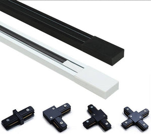 Carril monofásico de superficie para focos LED - Barra 1 metro (5)