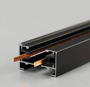 Carril electrificado monofásico de superficie para focos LED - barra 2 metros - Barcelona Led-