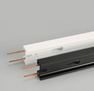 Carril electrificado monofásico de superficie para focos LED - barra 2 metros - Barcelona Led-