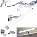 Aplique de baño tubular opal - 3 tipos de fijación - 6W - 540Lm - IP44 - 40cm 4