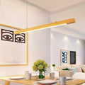 Wooden pendant lamp