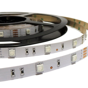 Tira de LED 12V-DC 36W 10mm multicolor RGB IP20 (SMD5050 30ch/m) Rollo 5 metros - Barcelona Led-