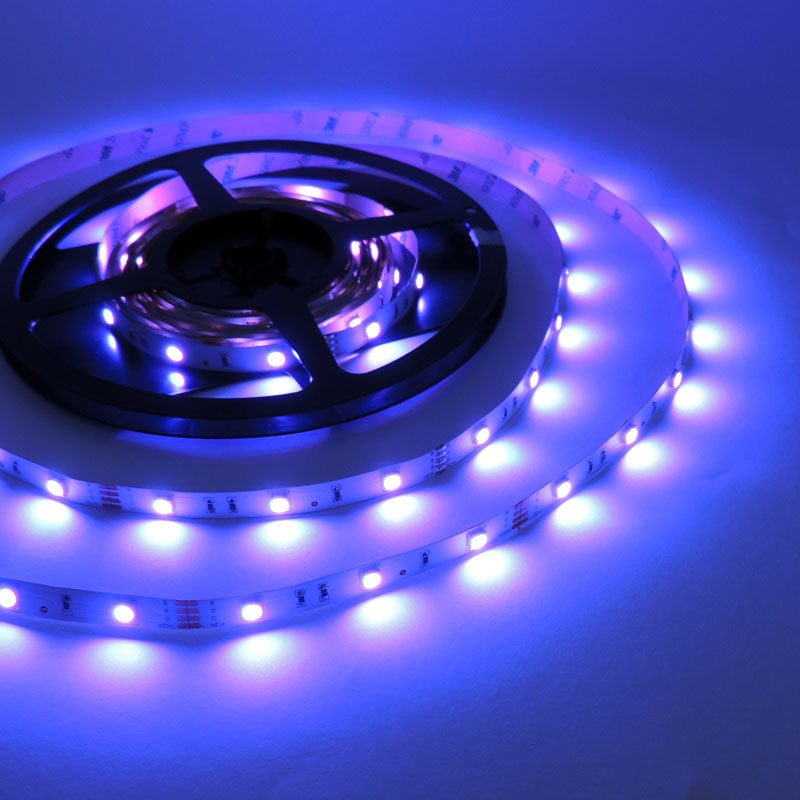 Tira de LED 12V-DC 36W 10mm multicolor RGB IP20 (SMD5050 30ch/m) Rollo 5 metros - Barcelona Led-