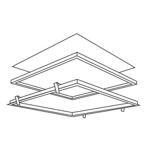 Kit Marco empotrable para Paneles LED 60x60 (2)