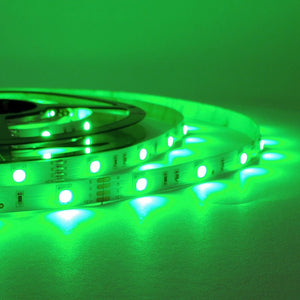 Tira de LED 12V-DC 36W 10mm multicolor RGB IP20 (SMD5050 30ch/m) Rollo 5 metros - Barcelona Led-